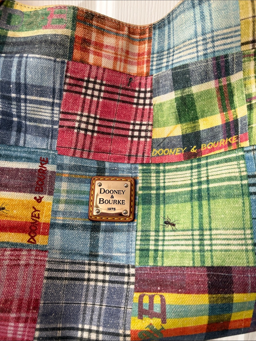 DOONEY & BOURKE Patchwork Plaid Purse - Picture 2 of 15